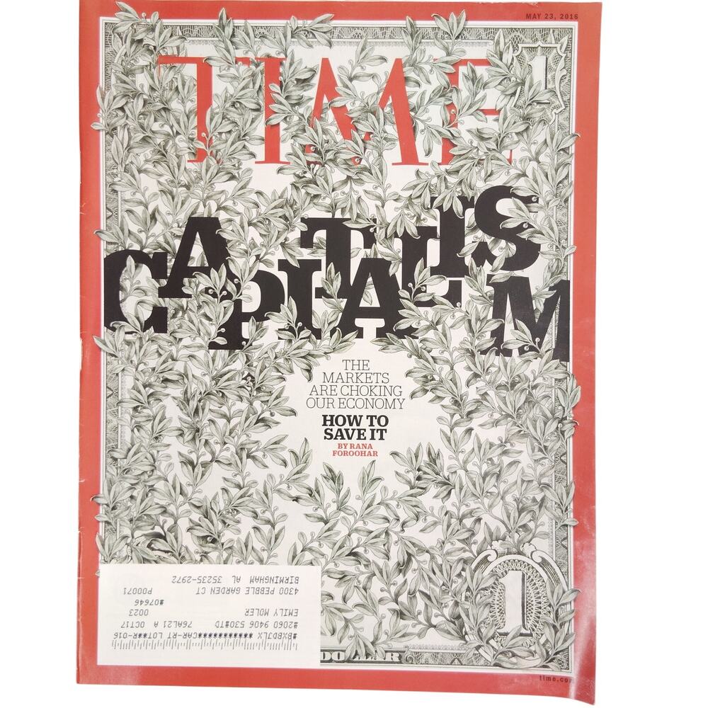 Time Magazine May 23 2016 How to Save Capitalism, Megyn Kelly, Back Issue